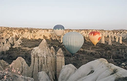 Paseo en globo sobre las