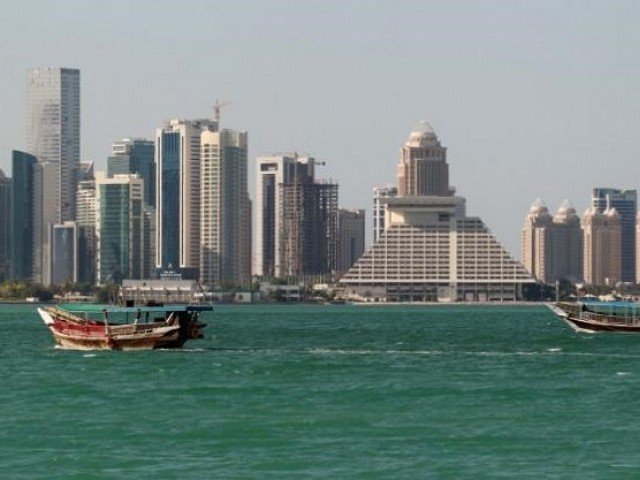 Arabia Saudí con Bahrein Qatar y Emiratos