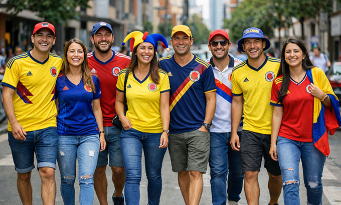 MUNDIAL FÚTBOL 2026 - Fase Grupos - COLOMBIA (1er + 2do partido) - 16 al 24 Junio 2026