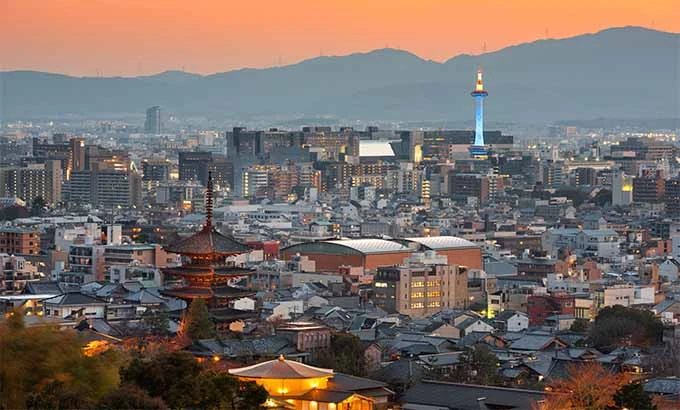 Contrastes de Japón fin Tokio