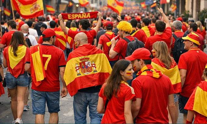 MUNDIAL FÚTBOL 2026 - Fase Grupos - ESPAÑA (1er + 2do partido) - 14 al 22 Junio 2026